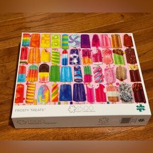Frosty Treats 1500-Piece Popsicle Puzzle - Colorful Popsicle Art
